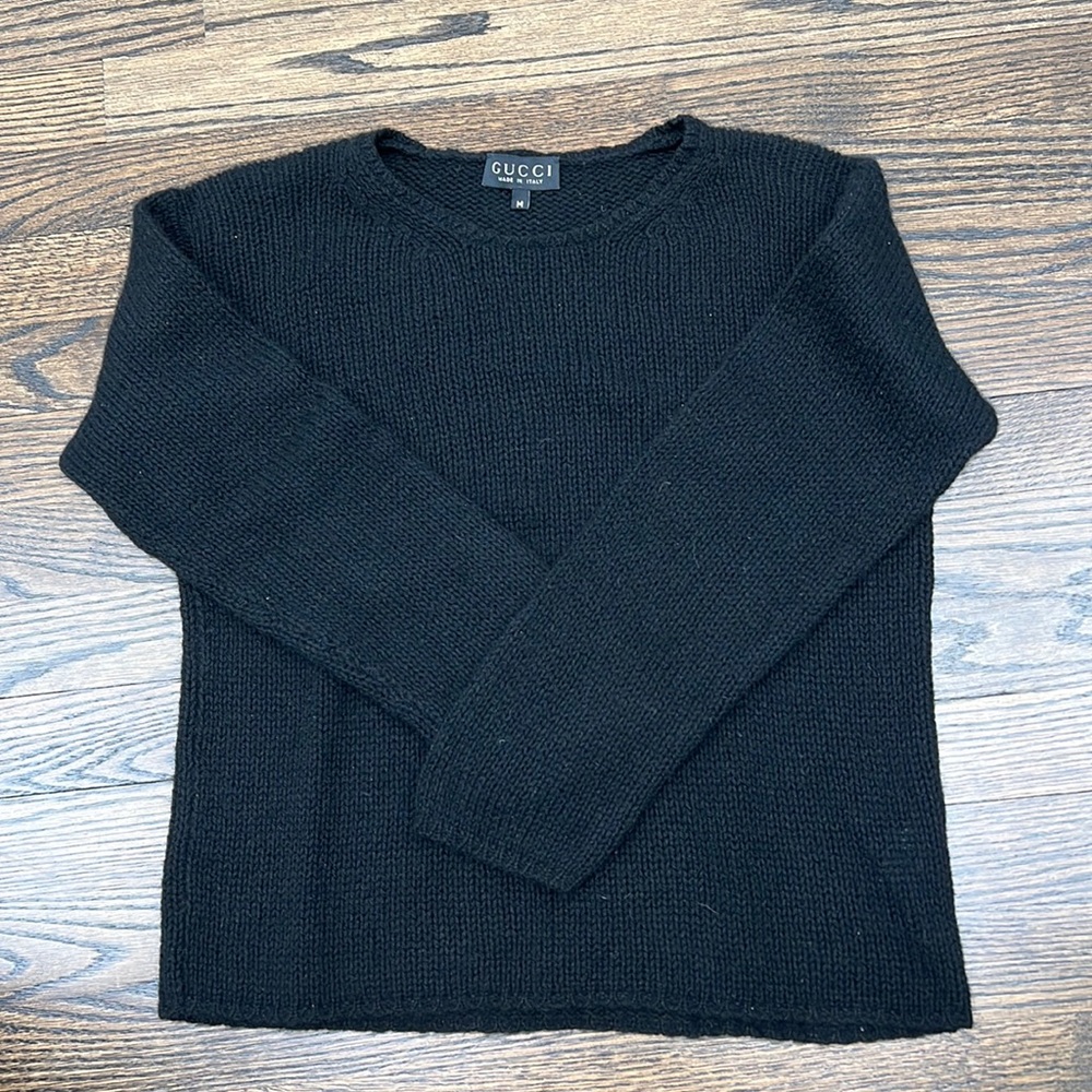 Gucci Black cashmere sweater